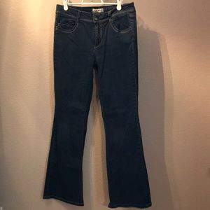 Gently Used LEI Sophia Hiphugger Flare Jeans